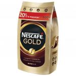 Кофе молотый в растворимом NESCAFE (Нескафе) "Gold", сублимированный, 900г, мягкая упаковка,12232003