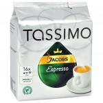 Капсулы для кофемашин TASSIMO JACOBS Espresso, натуральный кофе 16шт*8г, 13354