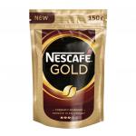 Кофе молотый в растворимом NESCAFE (Нескафе) "Gold", 150г, мягкая упаковка, 12326223