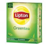 Чай LIPTON "Clear Green", зеленый, 100 пакетиков с ярлычками по 1,3г, 65415224