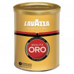 Кофе молотый LAVAZZA (Лавацца) "Qualita Oro", натуральный, арабика 100%, 250г, жестяная банка, 2058