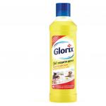 Средство для мытья пола 1 л, GLORIX (Глорикс) "Лимонная Энергия", дезинфицирующее, 8677296