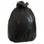 Мешки для мусора 120 л, черные, в рулоне 10 шт., ПНД, 17 мкм, 70х110 см (±5%), стандарт, ОФИСМАГ, 601388