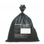 Мешки для мусора медицинские, в пачке 50 шт., класс Г (чёрные), 30 л, прочные, 50х60 см, 18 мкм, ЛАЙМА, 102518