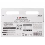 Батарейки SONNEN Alkaline, АА (LR06, 15А), алкалиновые, КОМПЛЕКТ 10 шт., в коробке, 451086