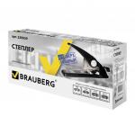 Степлер МОЩНЫЙ №24/6-23/13 BRAUBERG "Heavy duty GT", до 80 листов, черный, 220939