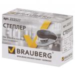 Степлер №24/6, 26/6 МИНИ BRAUBERG "Original", до 8 листов, с антистеплером, черный, 222527