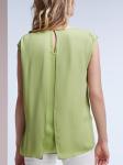 Блуза м. 3140220bt1145 плательная ткань, креп цв. оливковый