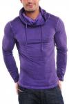 Men's Long Sleeved Shirt Purple
