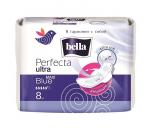 Прокладки женские гигиенические супертонкие bella Perfecta Ultra Maxi Blue, 8 шт./уп.