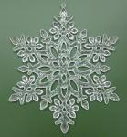 Декоративная снежинка, цвет хрустальный, арт. СП150001