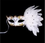 Карнавальная маска с перьями КМ 910
