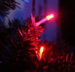 Рождественская гирлянда 10 м (100 лампочек) красная