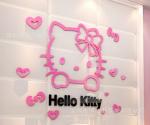 Наклейка 3D Hello Kitty 100*71.8см