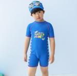 Детский купальник цельный с шапочкой для мальчиков ZHTK7004