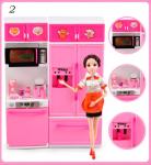 Н-р кукла + кухонная мебель 6609