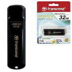 Флэш-диск 32GB TRANSCEND Jet Flash 700 USB 3.0, черный, TS32GJF700