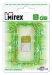 Флэш-диск USB 8GB Mirex ARTON GREEN  (ecopack)