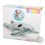 Игрушка для плавания верхом 201*76 см Дельфин Intex (58539)