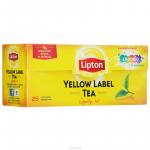 Lipton Yellow Label Черный чай в пакетиках, 25 шт