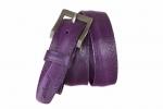 Кожаный фиолетовый мужской джинсовый ремень B40-291