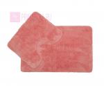 SUPERSOFT (розовый) Комплект ковриков для ванной 2 предмета.