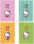 Блокнот ACTION! HELLO KITTY, на скрепке, кл. , мелован. обл. , ф. А6, 40 л. , 4 дизайна