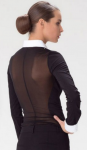 Женская блузка с прозрачной спиной