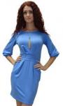 1348 Платье Ярко-голубой