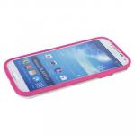 Бампер GRIFFIN для Samsung Galaxy S4 i9500/ i9505 розовый с прозрачной полосой