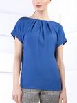 Блуза м. 1140550hc1165 блузочная ткань цв. Синий