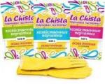Перчатки La Chista резиновые M12шт