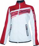 W01170G-RW151 Куртка парадная спортивная женская (красный/белый)
