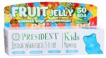 ПРЕЗИДЕНТ кидс зубная паста 3-6 Fruit Jelly мармелад БЕЗ ФТОРА 50 мл