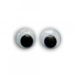             Глаза для игрушек подвижные самоклеящиеся 7мм, 50 шт