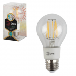Лампа светодиодная ЭРА, 5(40)Вт, цоколь E27,грушевидн., тепл. бел., 30000ч, F-LED А60-5w-827-E27