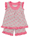Пижама детская (девочка) GР 02-023 (белый/розовый)