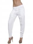120107 брюки женские 19412, Linen JEN40, white