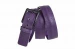 Кожаный фиолетовый мужской джинсовый ремень B40-322