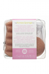 Дорожный набор спонжей в косметичке-сеточкеTravel/Gift Sponge Bag Duo Pack With Pink Clay (with Mesh bag)