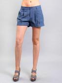 130186 шорты женские 18289, Chambray L, navy