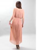 120797 платье 13548, Chiffon, deep beige