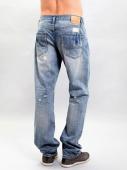 130576 джинсы мужские 09428, Blue denim, w.medium