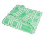 Зеленое Байковое  100х140 арт. 57-3ЕТ 90% х/б  Ермолино одеяло