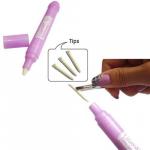 Cuticule pen аnd tips Ручка для кутикулы KONAD с маслом  (+3 аппликатора)
