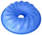 93-SI-FO-02 Ф-ма для кекса, круглая (синяя) 26х6 см Silicone