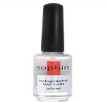 TOP COAT GOLOGRAPHIC SILVER - Верхнее покрытие с голографическими частицами, серебро, 12 мл 0512