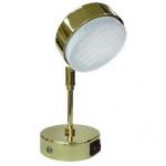 Ecola GX53 FT4173 светильник поворотный на среднем кроншт. золото 210х80
