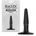 Анальная пробка Basix Rubber Works Mini Butt Plug черная 4260-23
