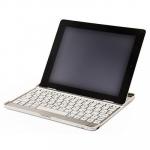 Клавиатура для iPad 4/ 3/ 2 Mobile bluetooth keyboard белая с русскими буквами Kallin